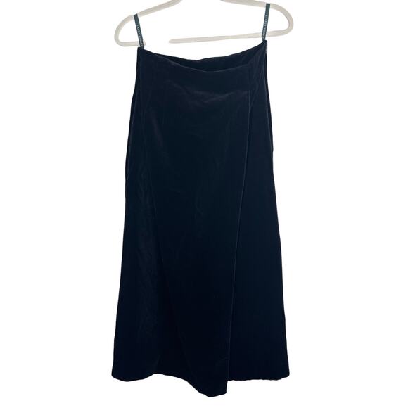 Vintage Laura Ashley Black Velvet Skirt Vintage Size 12 (runs small) - Picture 2 of 13